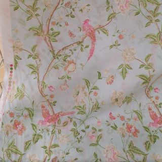 ローラアシュレイ(LAURA ASHLEY)のローラアシュレイ　生地　カットクロス　サマーパレス　薄いグリーン(生地/糸)