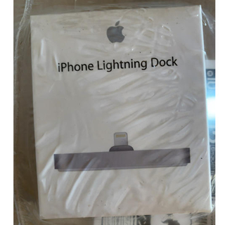 アップル(Apple)のたぬぞう様専用 Apple Lightning Dock スペースグレイ(バッテリー/充電器)
