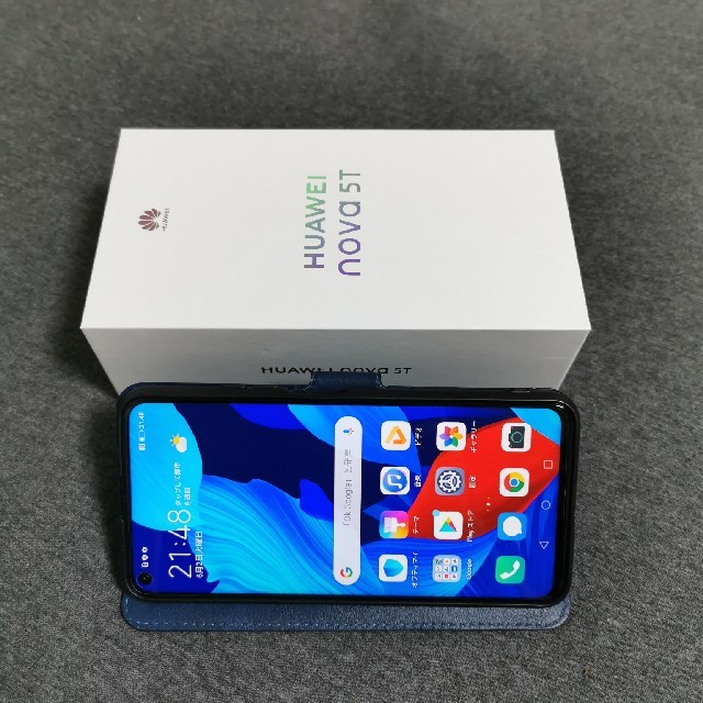 HUAWEI nova 5t SIMフリー Black  YAL-L21 ケース