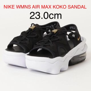 ナイキ(NIKE)のナイキ ウィメンズ エアマックス ココ サンダル ブラック/ホワイト23.0cm(サンダル)