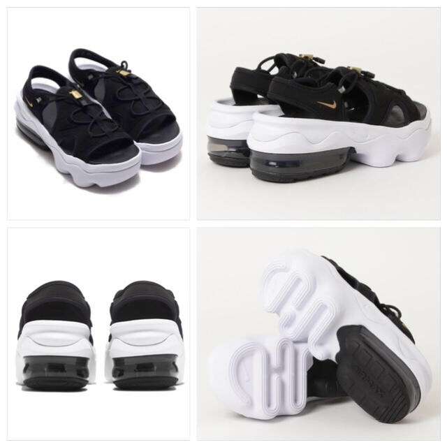 NIKE(ナイキ)のナイキ ウィメンズ エアマックス ココ サンダル ブラック/ホワイト24.0cm レディースの靴/シューズ(サンダル)の商品写真