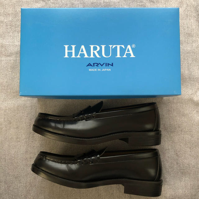 HARUTA(ハルタ)のHARUTA ローファー 3E 25,5cm ブラック メンズの靴/シューズ(その他)の商品写真