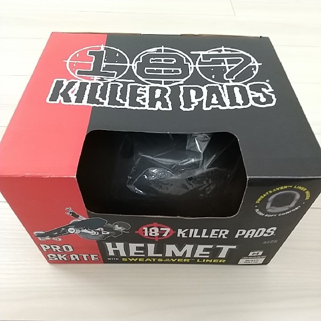 187 KILLER PADS PRO SKATE HELMET BLACK M スポーツ/アウトドアのスポーツ/アウトドア その他(スケートボード)の商品写真