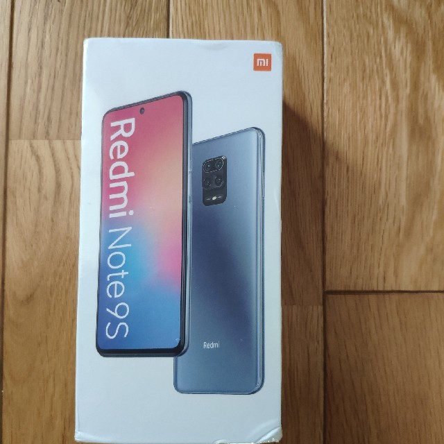 新品未開封 納品書付 xiaomi redmi note 9s 6GB/128G - スマートフォン本体