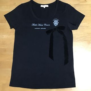 マッキントッシュフィロソフィー(MACKINTOSH PHILOSOPHY)のマッキントッシュフィロソフィー　Tシャツ　カットソー　黒(Tシャツ(半袖/袖なし))