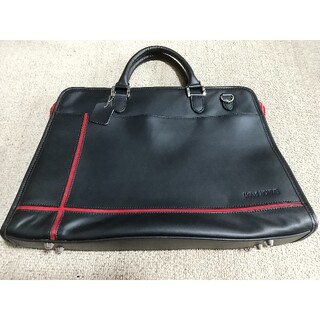 United HOMME ビジネスバッグ ブラック 黒 赤 ユナイテッドオム 鞄(ビジネスバッグ)