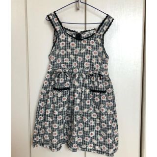 used子供服　花柄ワンピース　　size 130(ワンピース)