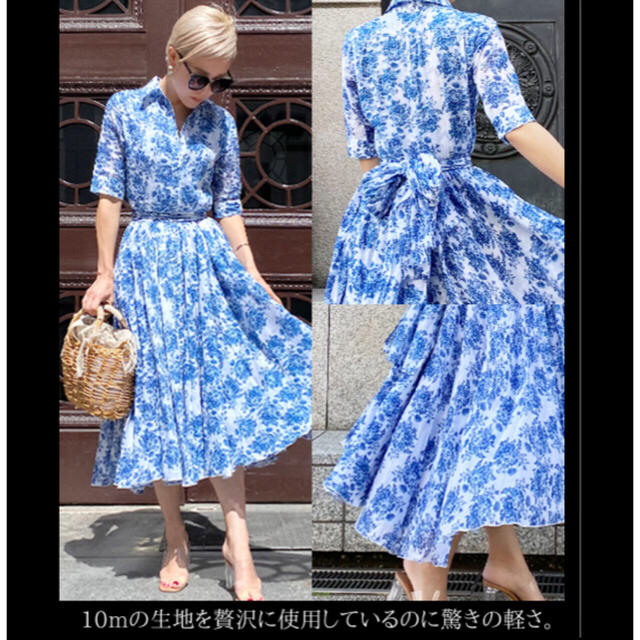 jenne オードリールックエアリーワンピース - ひざ丈ワンピース