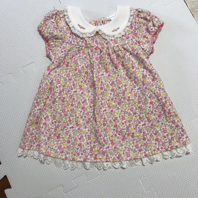 motherways(マザウェイズ)のベビー　ワンピース　ピンク　80 キッズ/ベビー/マタニティのベビー服(~85cm)(ワンピース)の商品写真