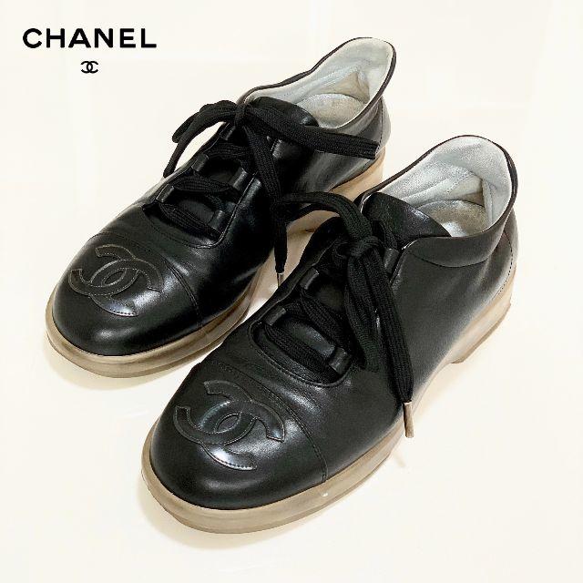 CHANEL(シャネル)の567 シャネル レザー スニーカー レディースの靴/シューズ(スニーカー)の商品写真