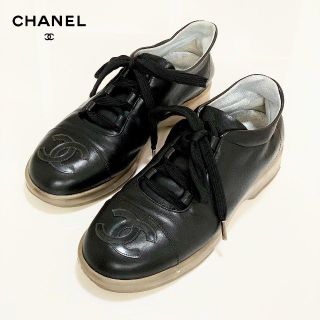 シャネル(CHANEL)の567 シャネル レザー スニーカー(スニーカー)