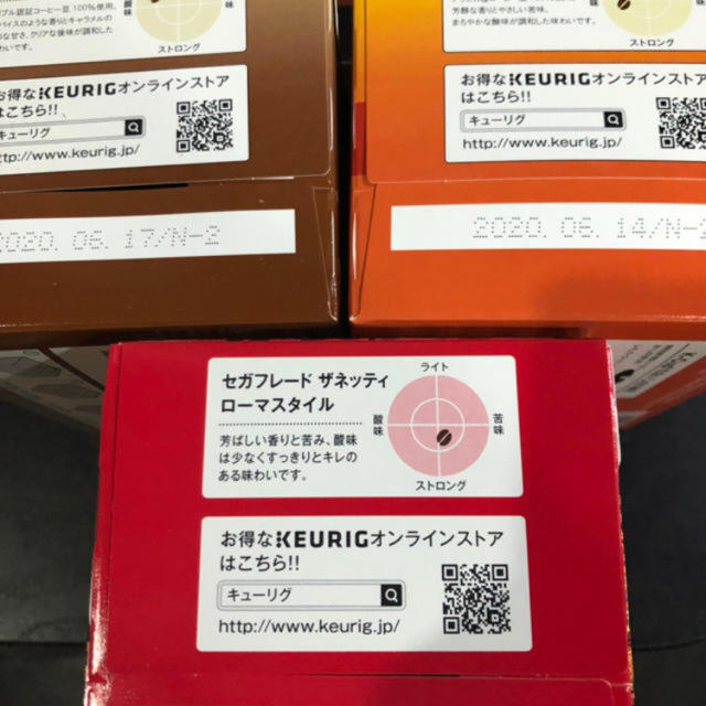 小川珈琲(オガワコーヒー)のキューリグ　K-cup カプセル　3種　８箱セット  送料込み 食品/飲料/酒の飲料(コーヒー)の商品写真