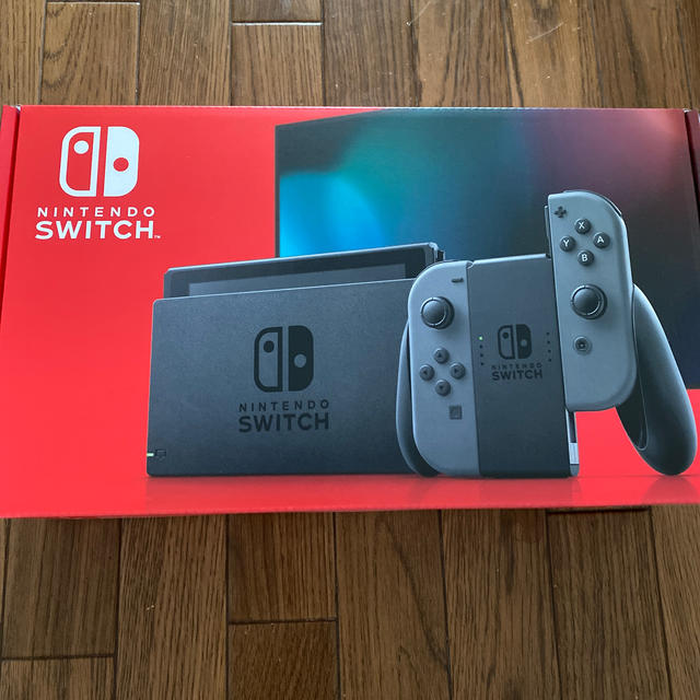 Nintendo Switch(ニンテンドースイッチ)のNintendo Switch Joy-Con(L)/(R) グレー　新品　本体 エンタメ/ホビーのゲームソフト/ゲーム機本体(家庭用ゲーム機本体)の商品写真