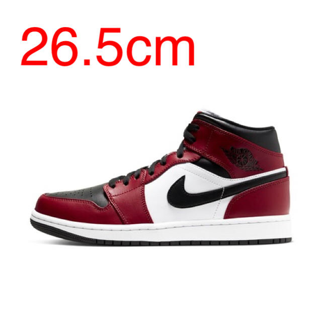 NIKE(ナイキ)のNIKE AIR JORDAN 1 MID CHICAGO BLACK TOE メンズの靴/シューズ(スニーカー)の商品写真