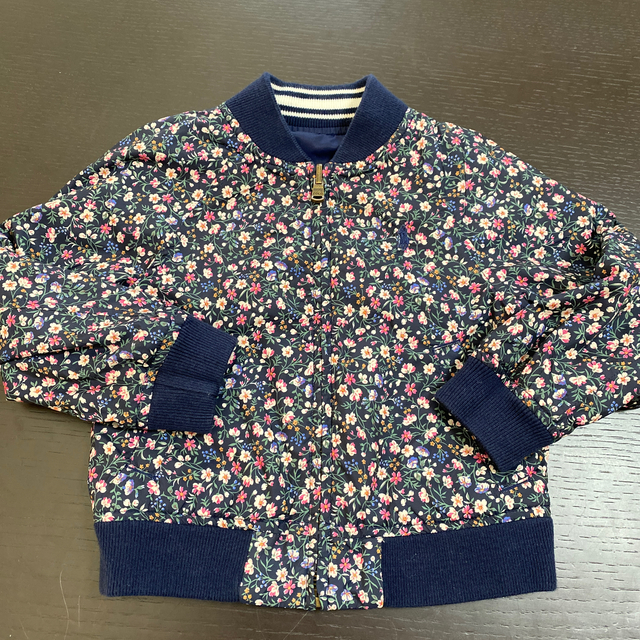 POLO RALPH LAUREN(ポロラルフローレン)のラルフローレン　キッズ　リバーシブル　花柄　ジャンパー キッズ/ベビー/マタニティのキッズ服女の子用(90cm~)(ジャケット/上着)の商品写真