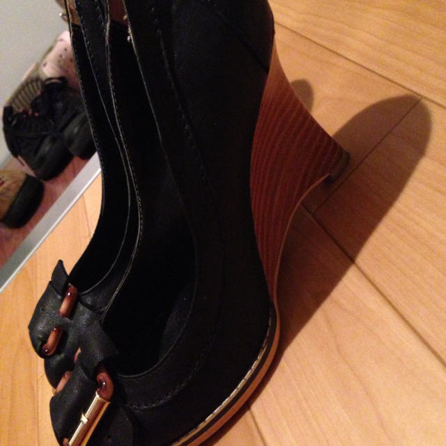 ウェッジソール パンプス レディースの靴/シューズ(ハイヒール/パンプス)の商品写真