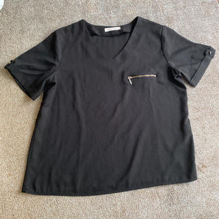 レイカズン(RayCassin)のRAY CASSIN トップス Tシャツ ブラック(Tシャツ(半袖/袖なし))