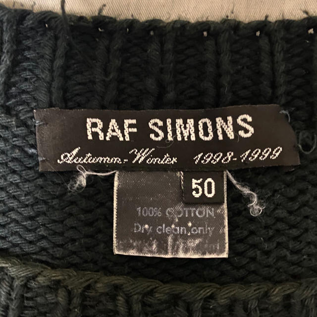 RAF SIMONS(ラフシモンズ)のRAF SIMONS Black Palms期 98AW アーカイブ 激レア メンズのトップス(ニット/セーター)の商品写真