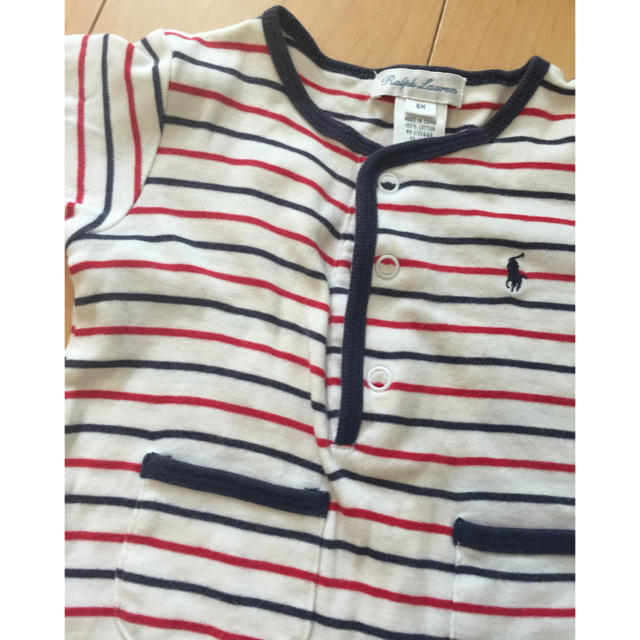 Ralph Lauren(ラルフローレン)のラルフローレン 半袖ロンパース キッズ/ベビー/マタニティのベビー服(~85cm)(ロンパース)の商品写真