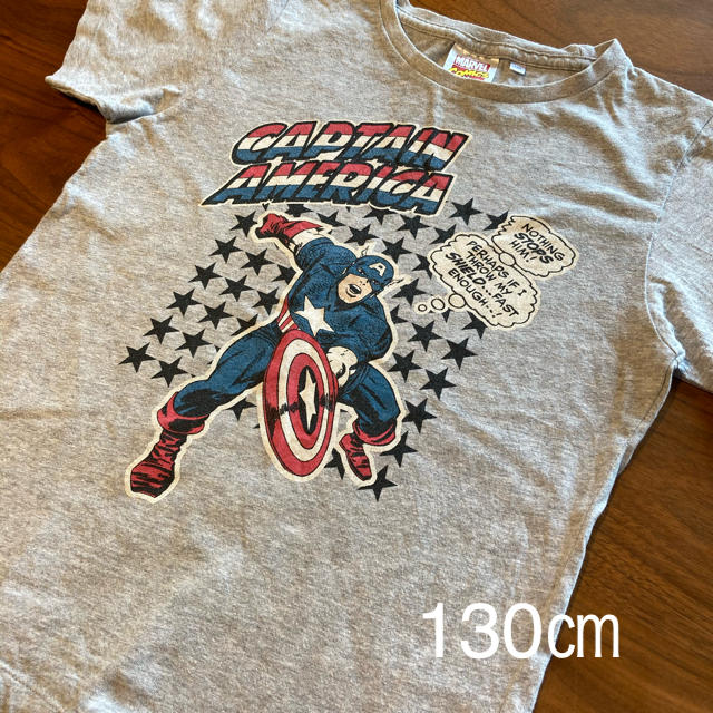 GU(ジーユー)のGU MARVEL コラボTシャツ（130㎝） キッズ/ベビー/マタニティのキッズ服男の子用(90cm~)(Tシャツ/カットソー)の商品写真