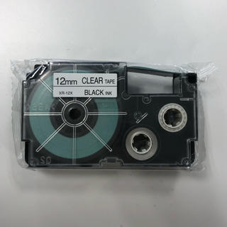 カシオ(CASIO)のCASHIOネームランドテープ/透明黒字(オフィス用品一般)