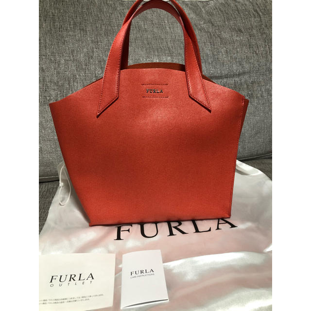 Furla(フルラ)のフルラ♡オレンジトート♡サリー レディースのバッグ(トートバッグ)の商品写真