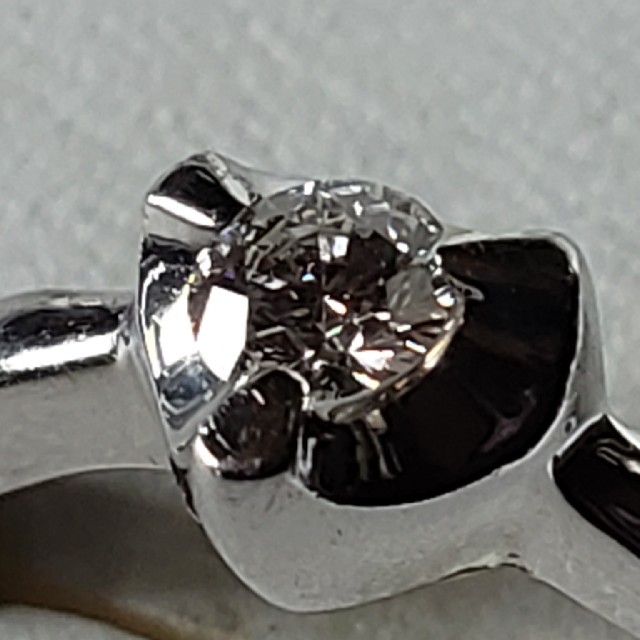 ジュエリーマキ - 銀座ジュエリーマキ pt900 Fカラーダイヤ0.15ct