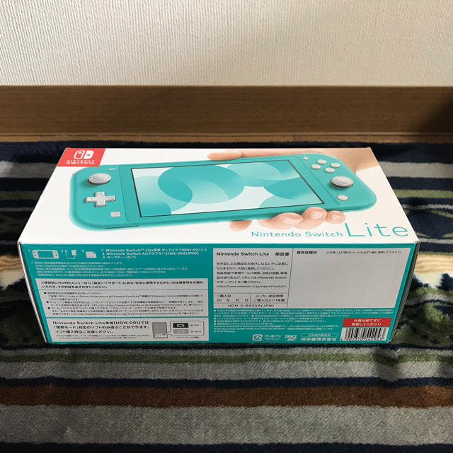 Nintendo Switch(ニンテンドースイッチ)のNINTENDO SWITCH LITE 本体 ターコイズ 新品未開封品 エンタメ/ホビーのゲームソフト/ゲーム機本体(家庭用ゲーム機本体)の商品写真