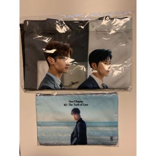 東方神起 韓国 SM公式 ポーチ＆新羅免税店トートバッグセット (ユノ)