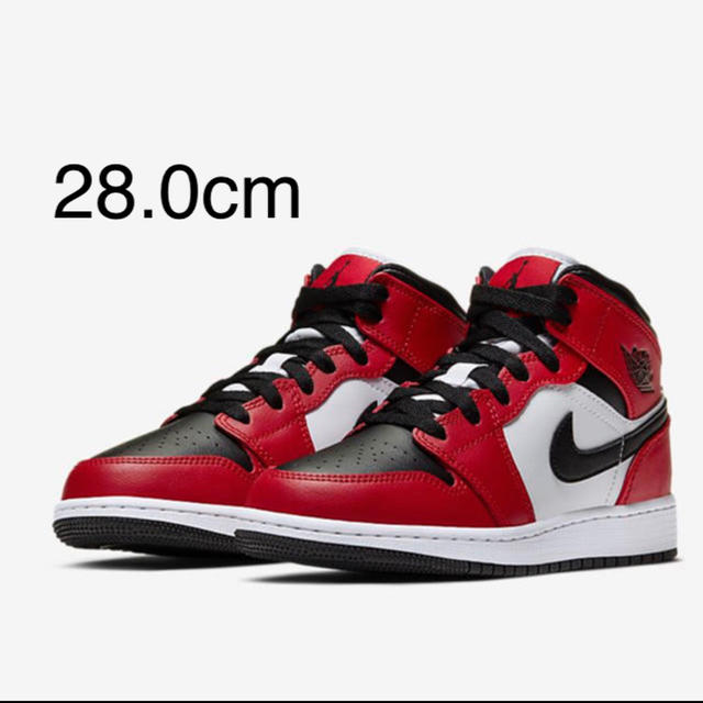 28 NIKE AIR JORDAN 1 MID ナイキ AJ1 CHICAGO