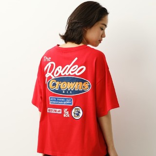 ロデオクラウンズワイドボウル(RODEO CROWNS WIDE BOWL)の新品レッド(Tシャツ(半袖/袖なし))