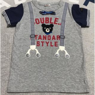 【未使用】DOUBLE.B 長袖Tシャツ  ネクタイ&サスペンダー柄♡