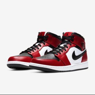 ナイキ(NIKE)のAIR JORDAN 1 MID CHICAGO BLACK TOE (スニーカー)