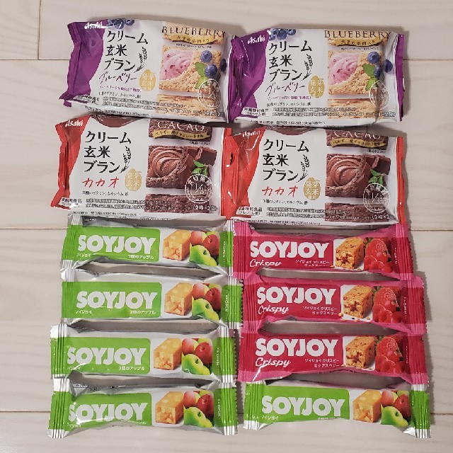 アサヒ(アサヒ)のクリーム玄米ブラン、SOYJOY 食品/飲料/酒の健康食品(その他)の商品写真