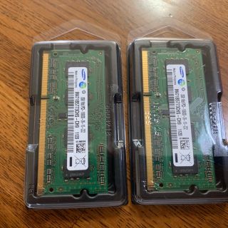 サムスン(SAMSUNG)のDDR3 PC3-10600  2GB×2枚(PCパーツ)