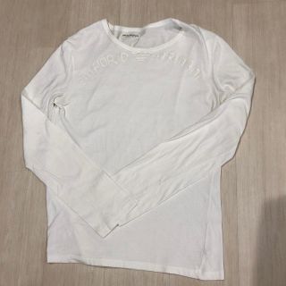 エンポリオアルマーニ(Emporio Armani)のエンポリオアルマーニ　長袖　白ロンT(Tシャツ/カットソー(七分/長袖))