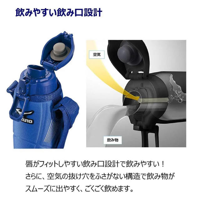 象印(ゾウジルシ)の新品未開封　箱入り　水筒　象印　ミズノ　まほうびんスポーツボトル 1.5Ｌ インテリア/住まい/日用品のキッチン/食器(弁当用品)の商品写真