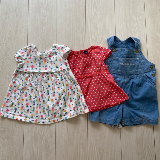 babyGAP(ベビーギャップ)のbaby GAP コムサデモード　まとめ売り　70.80 キッズ/ベビー/マタニティのベビー服(~85cm)(ワンピース)の商品写真