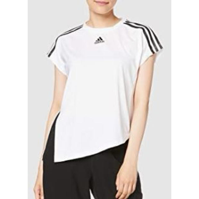 adidas(アディダス)のアディダス　サイドタイ　レディース　Tシャツ レディースのトップス(Tシャツ(半袖/袖なし))の商品写真