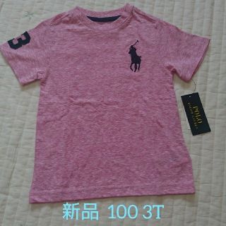 ポロラルフローレン(POLO RALPH LAUREN)の【ココちゃん様専用】新品 ラルフローレン キッズ Tシャツ 100 3T ピンク(Tシャツ/カットソー)