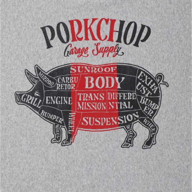 ポークチョップ スウェット PORKCHOP GARAGE SUPPLY 美品 2