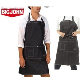 ビッグジョン(BIG JOHN)の新品　BIGJOHN 　デニム　エプロン　ビッグジョン(日用品/生活雑貨)