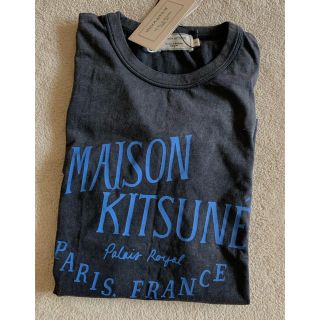 メゾンキツネ(MAISON KITSUNE')の限定💙 MAISON KITSUNE ロゴTシャツ(Tシャツ(半袖/袖なし))