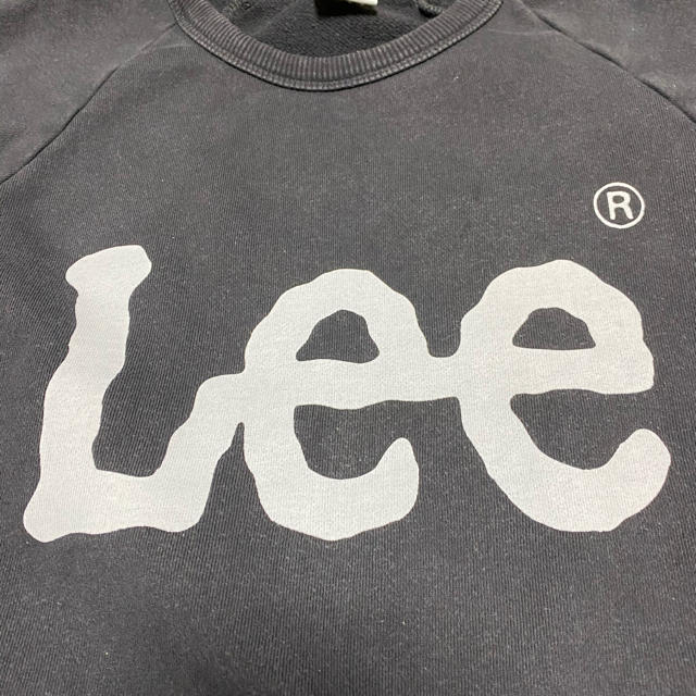 Lee(リー)の美品！ Lee ヴィンテージ加工　シルバーロゴ　Lサイズ　スウェット　トレーナー メンズのトップス(スウェット)の商品写真