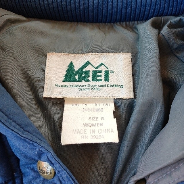 80's REI Down Jacket アウトドア ダウンジャケット 夏フェス レディースのジャケット/アウター(ダウンジャケット)の商品写真