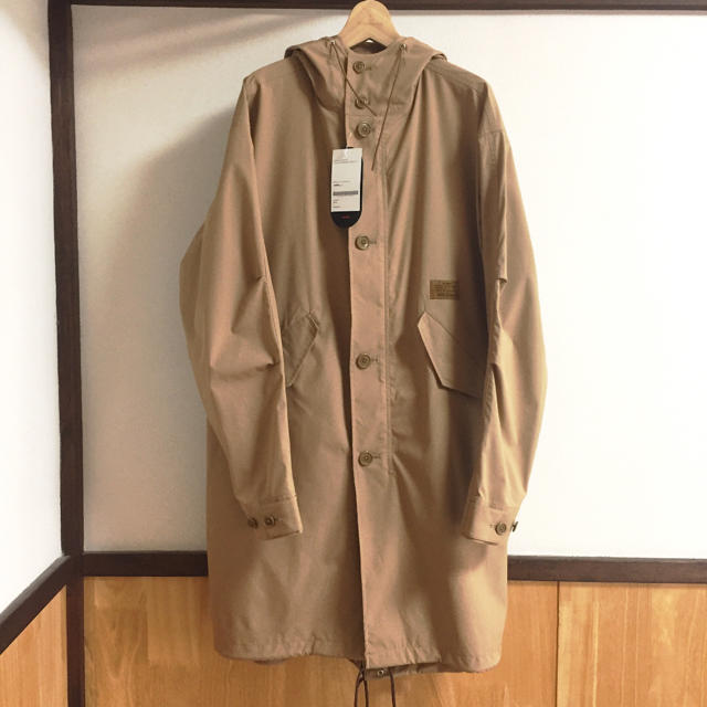 uniform experiment(ユニフォームエクスペリメント)の20SS uniform experiment MIL HOODED coat メンズのジャケット/アウター(モッズコート)の商品写真