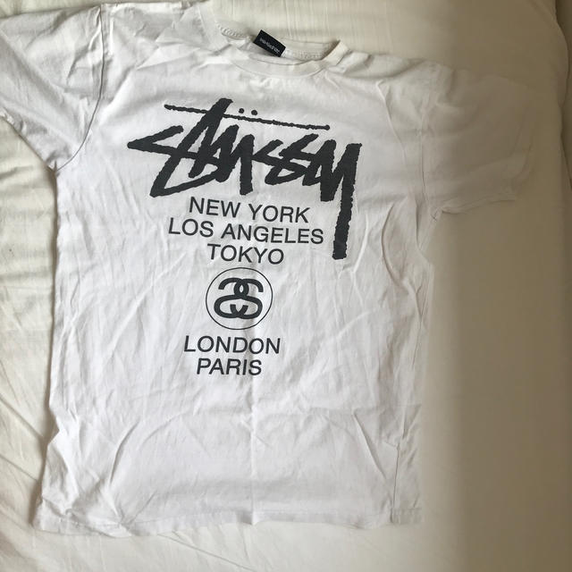 STUSSY(ステューシー)のstussy tシャツ　ステューシー　白t メンズのトップス(Tシャツ/カットソー(半袖/袖なし))の商品写真