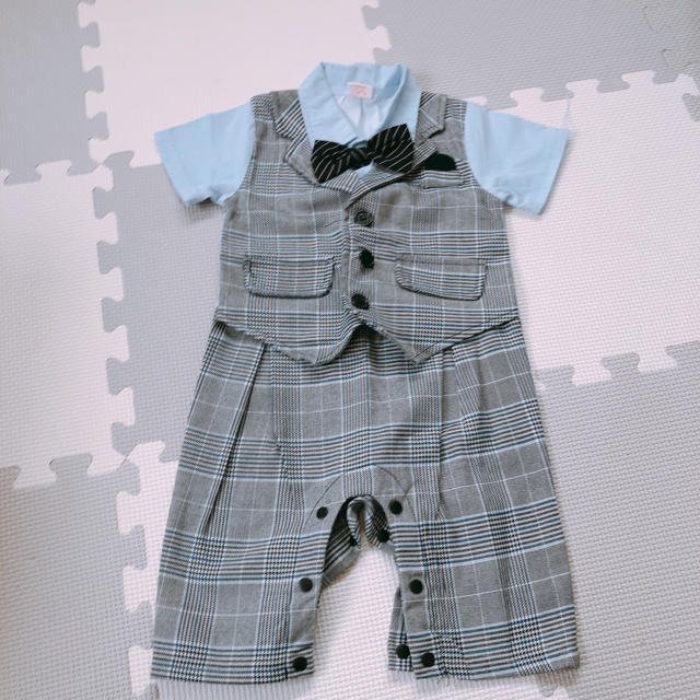 ベビー フォーマルスーツ 90 キッズ/ベビー/マタニティのキッズ服男の子用(90cm~)(ドレス/フォーマル)の商品写真