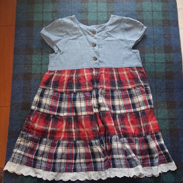 フェリシモ 女児ワンピース 110cm キッズ/ベビー/マタニティのキッズ服女の子用(90cm~)(ワンピース)の商品写真