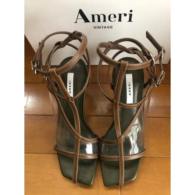 Ameri VINTAGE(アメリヴィンテージ)の週末限定！Ameri MEDI CLEAR STRINGS UPPER HEEL レディースの靴/シューズ(サンダル)の商品写真